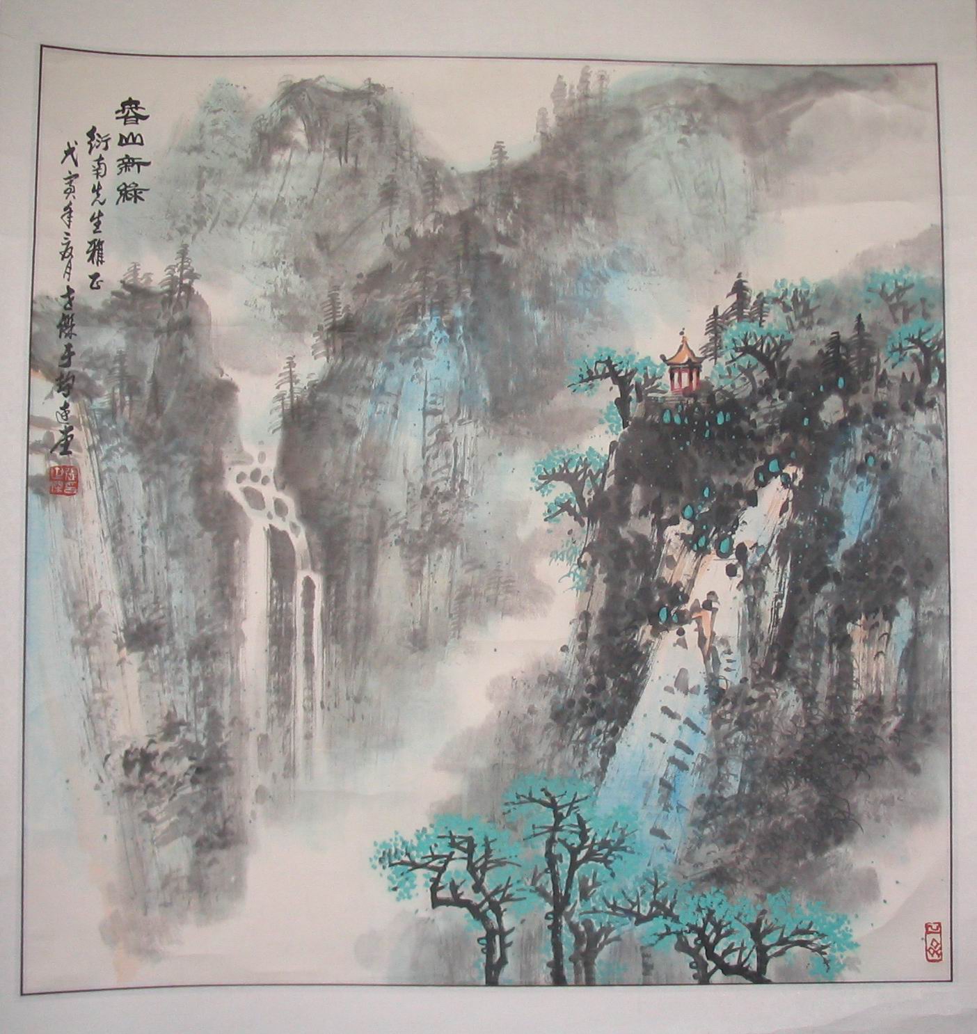 点击查看大图 张世杰 山水