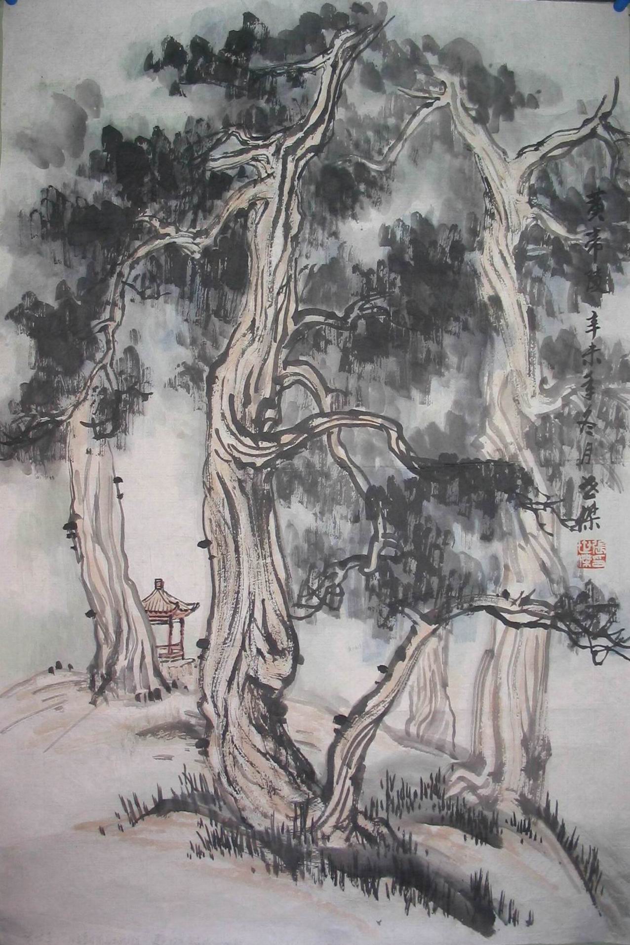 点击查看大图 张世杰 山水