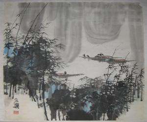郭家骥  山水
