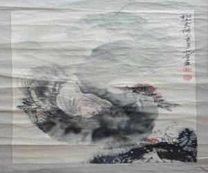 杜明岑  山水