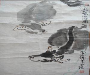 曹凤池 水牛