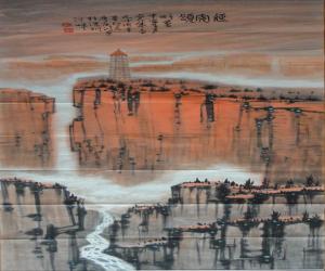 廖庚鸿 山水